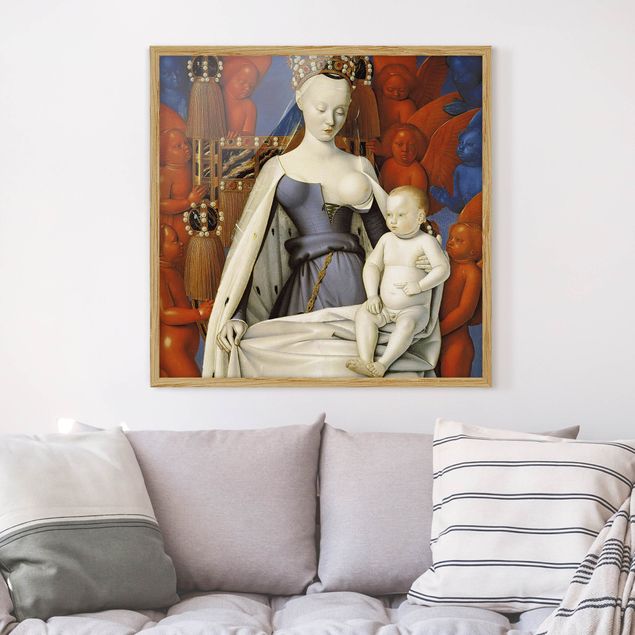 Kunststile Jean Fouquet - Die thronende Madonna