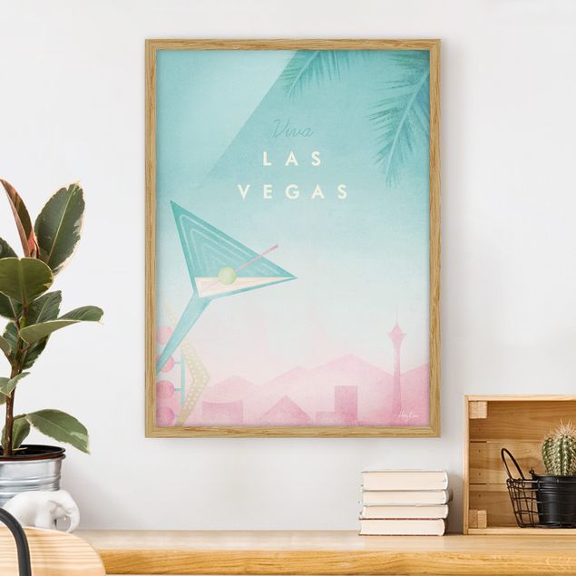 Wanddeko Küche Reiseposter - Viva Las Vegas