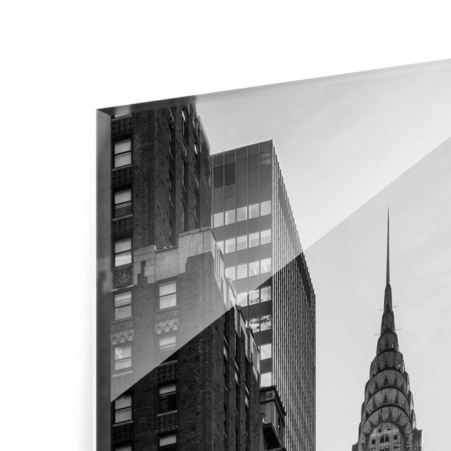 Wandbilder Schwarz-Weiß Lebhaftes New York
