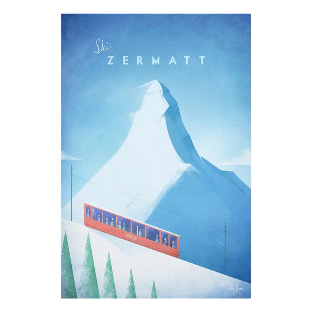 Wandbilder Landschaften Reiseposter - Zermatt