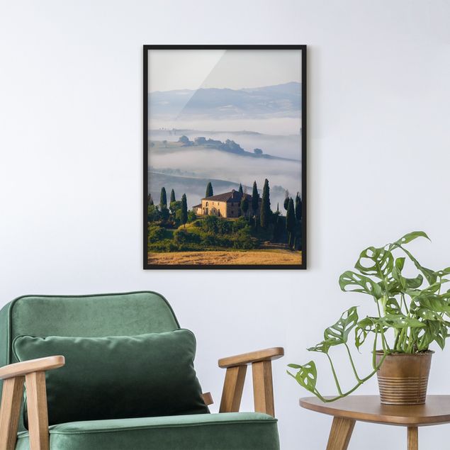 Wandbilder Landschaften Landgut in der Toskana
