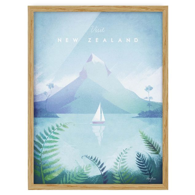 Wandbilder Landschaften Reiseposter - Neuseeland