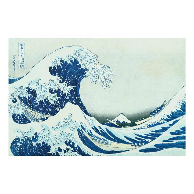 Wandbilder Strände Katsushika Hokusai - Die grosse Welle von Kanagawa