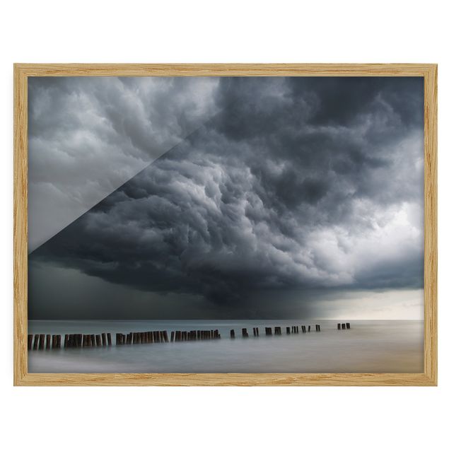 Wandbilder Strände Sturmwolken über der Ostsee