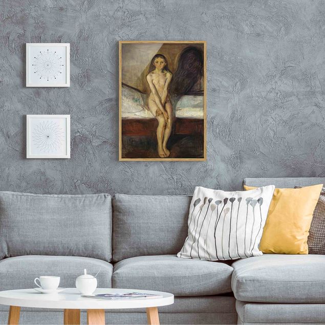 Post Impressionismus Bilder Edvard Munch - Pubertät