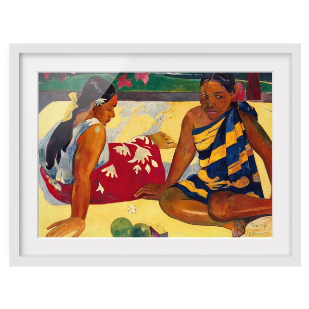 Wandbilder Kunstdrucke Paul Gauguin - Frauen von Tahiti