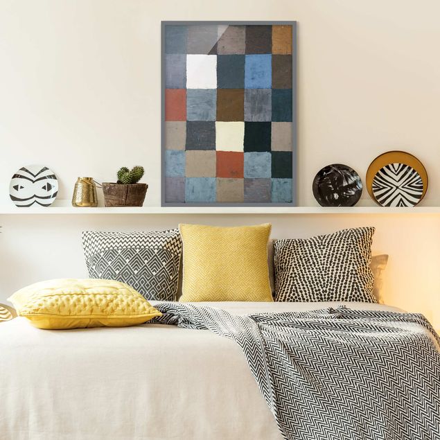 Gerahmte Bilder Abstrakt Paul Klee - Farbtafel