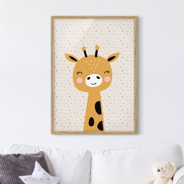 Deko Kinderzimmer Baby Giraffe