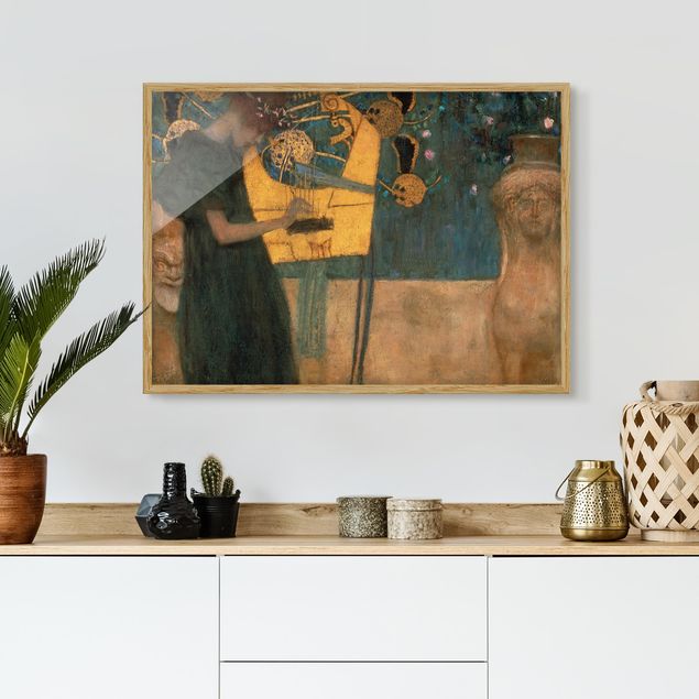 Küche Dekoration Gustav Klimt - Die Musik