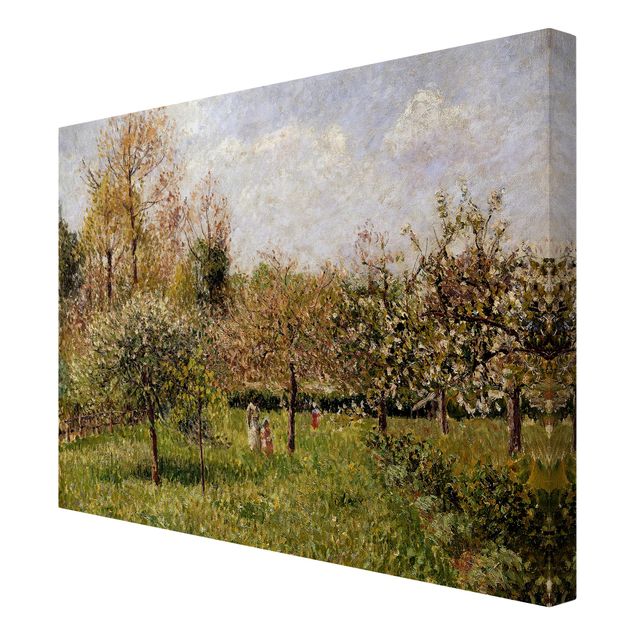 Kunststile Camille Pissarro - Frühling in Eragny