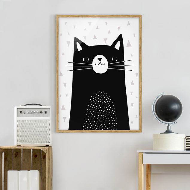 Wandbilder Katzen Tierpark mit Mustern - Katze