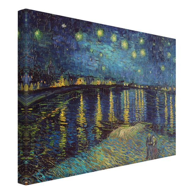 Kunststil Post Impressionismus Vincent van Gogh - Sternennacht über der Rhône