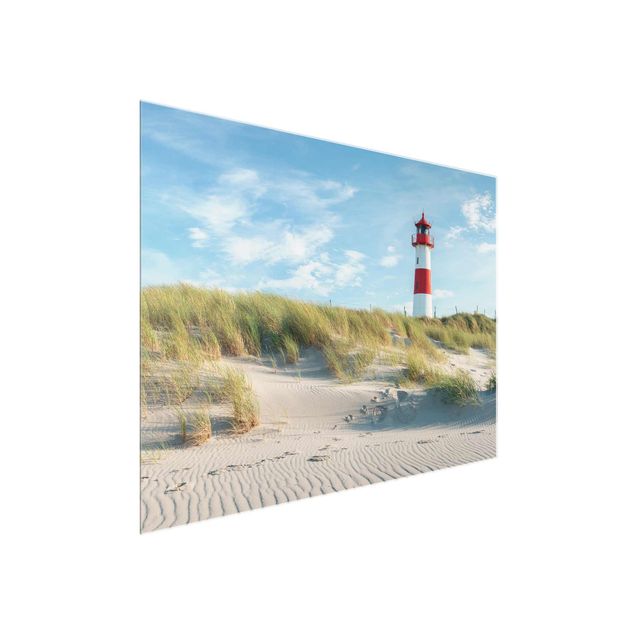 Wandbilder Strände Leuchtturm an der Nordsee