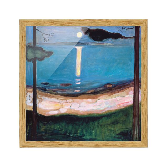 Kunststile Edvard Munch - Mondnacht