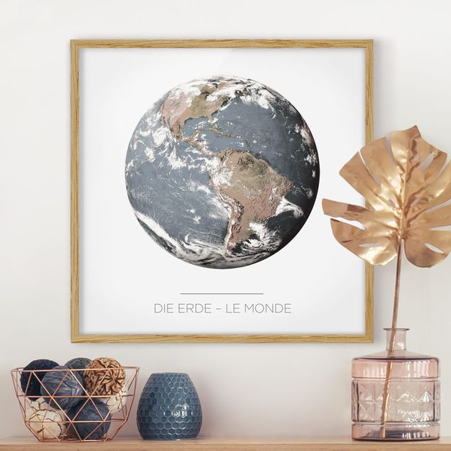 Wanddeko Küche Le Monde - Die Erde