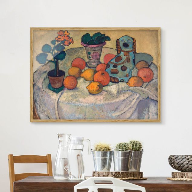Wanddeko Küche Paula Modersohn-Becker - Stillleben mit Orangen