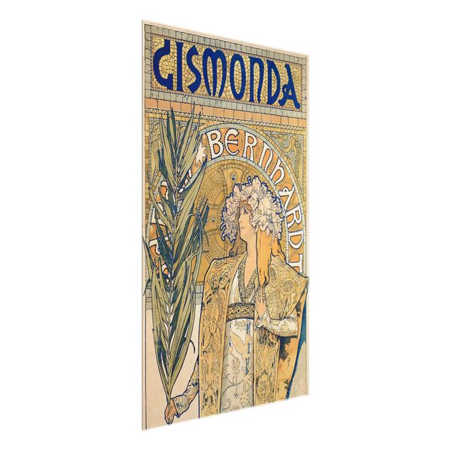 Kunststile Alfons Mucha - Plakat für Theaterstück Gismonda
