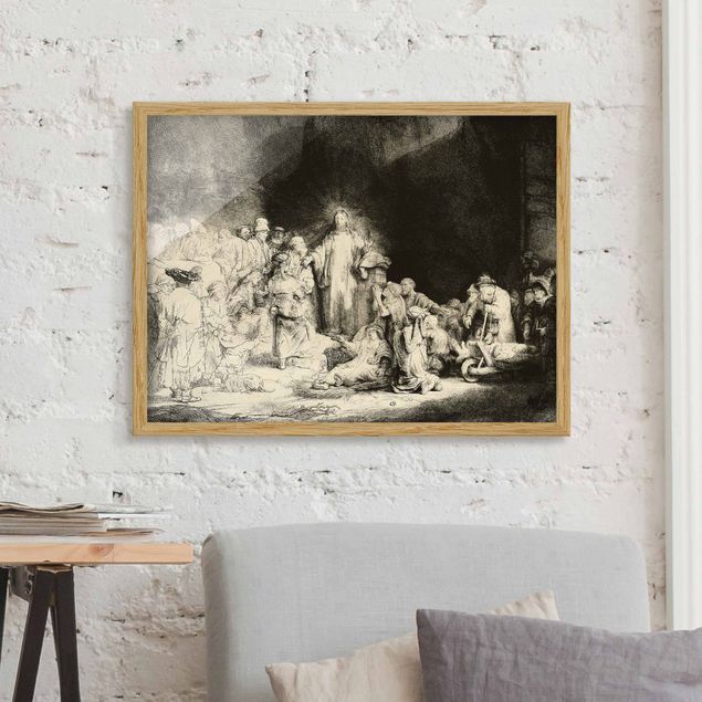 Bilder Barockstil Rembrandt van Rijn - Christus heilt die Kranken