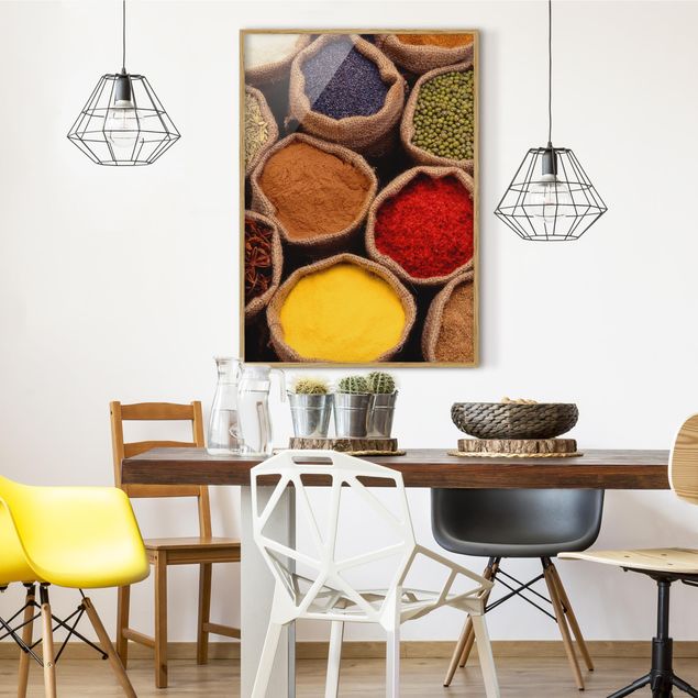Wandbilder Modern Colourful Spices