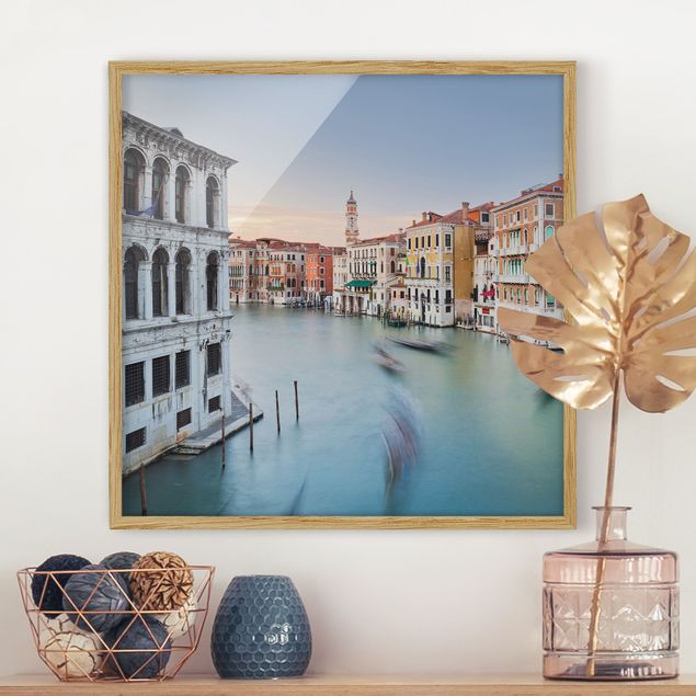 Küche Dekoration Canale Grande Blick von der Rialtobrücke Venedig