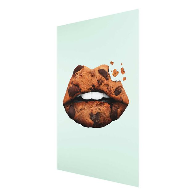 Jonas Loose Bilder Lippen mit Keks