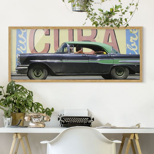 Wandbilder Autos Show me Cuba
