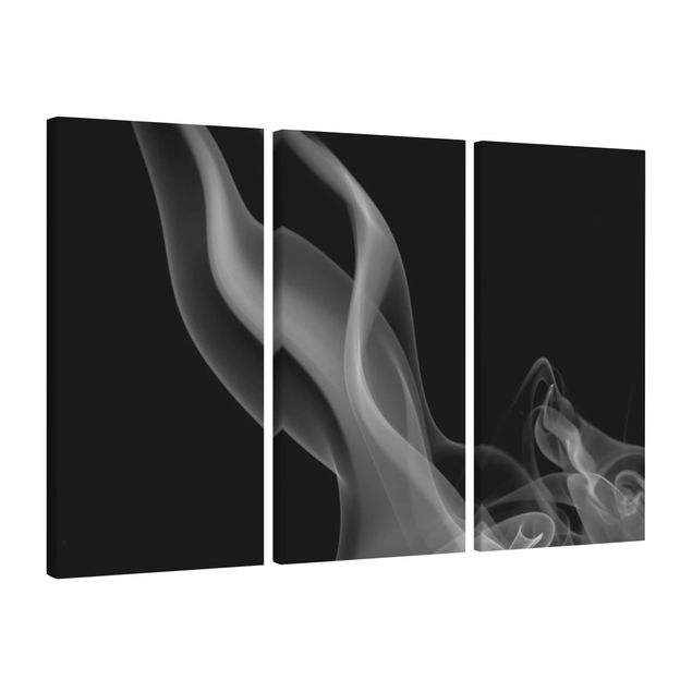 Wandbilder Modern Silver Smoke