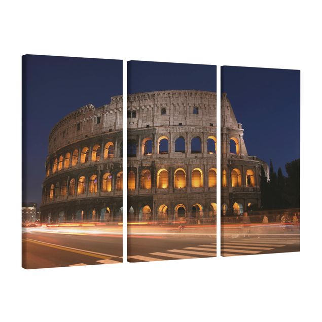 Wandbilder Architektur & Skyline Colosseum in Rom bei Nacht