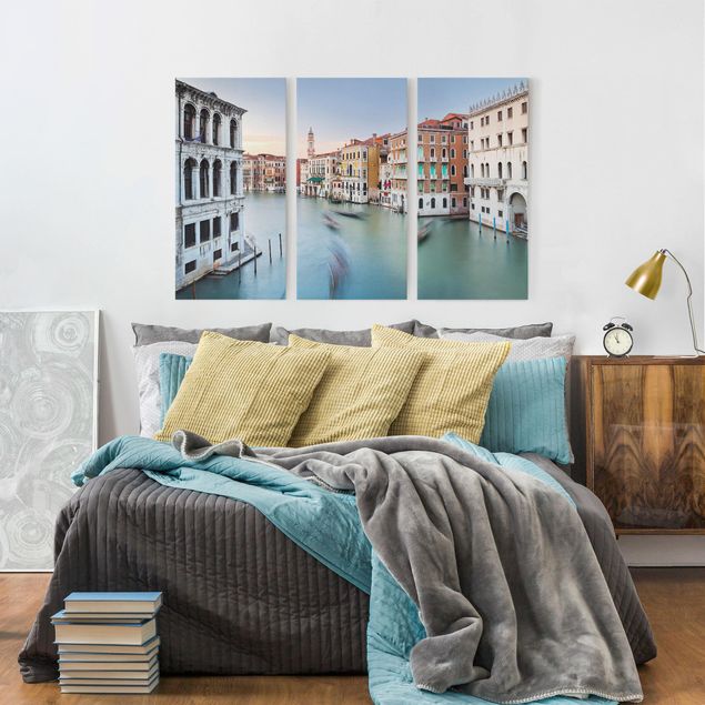 Leinwandbilder Städte Canale Grande Blick von der Rialtobrücke Venedig