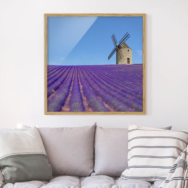 Wandbilder Landschaften Lavendelduft in der Provence
