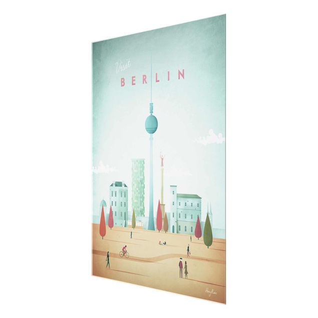Wandbilder Kunstdrucke Reiseposter - Berlin