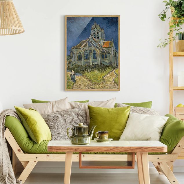 Kunststil Pointillismus Vincent van Gogh - Kirche Auvers-sur-Oise