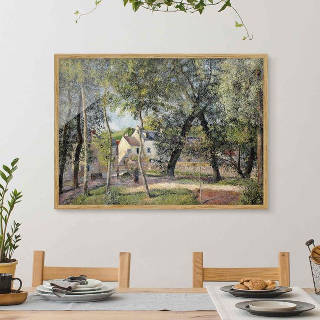 Küchen Deko Camille Pissarro - Landschaft bei Osny