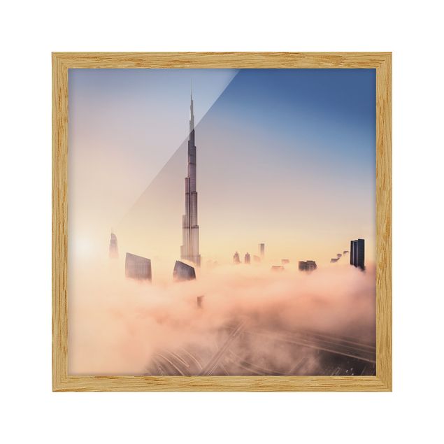 Wandbilder Modern Himmlische Skyline von Dubai