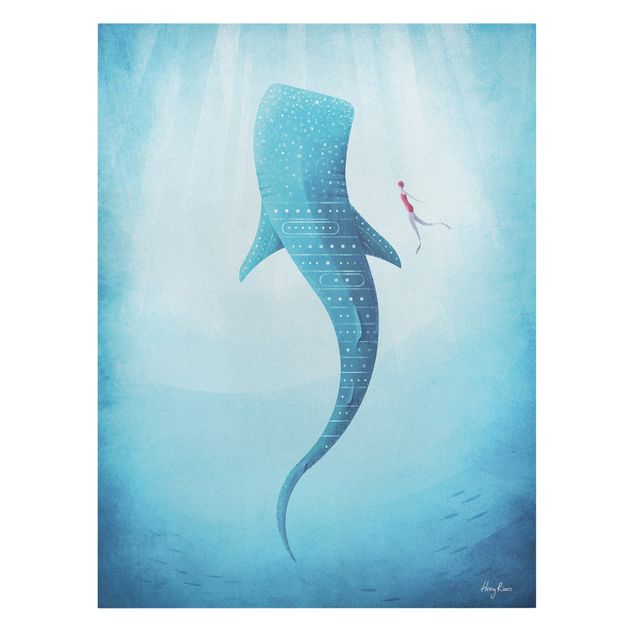Wandbilder Blau Der Walhai