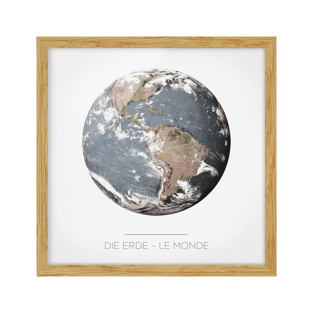 Wandbilder Sprüche Le Monde - Die Erde