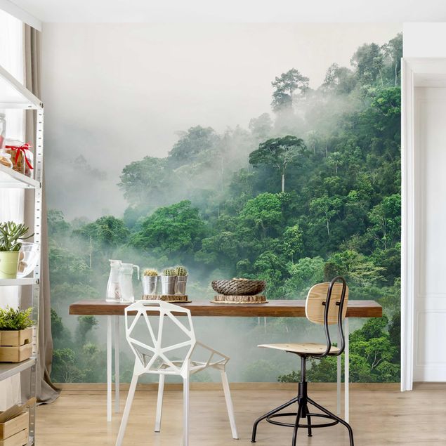 Küche Dekoration Dschungel im Nebel