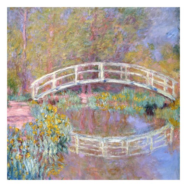 Tapete Pflanzen Claude Monet - Brücke Monets Garten