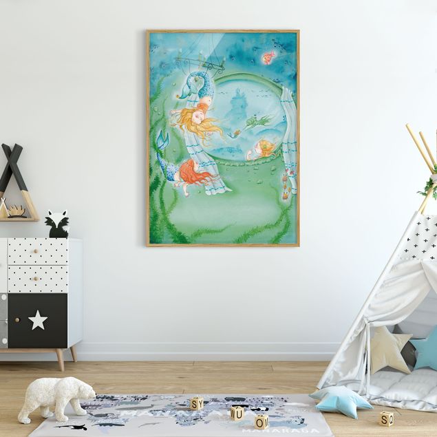 Wandbilder Modern Matilda die kleine Meerjungfrau - Matilda wird Akrobatin