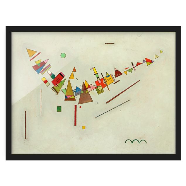 Gerahmte Bilder Abstrakt Wassily Kandinsky - Winkelschwung