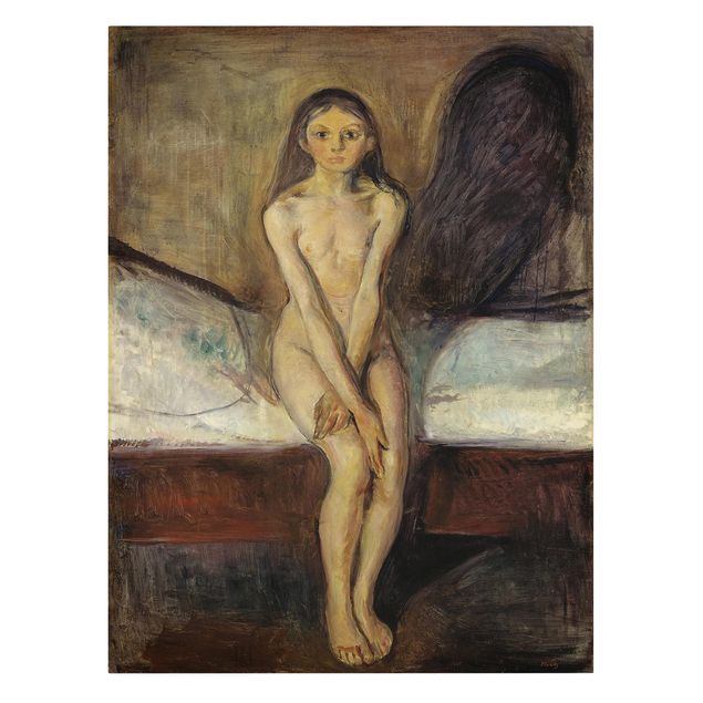 Leinwand Kunst Edvard Munch - Pubertät