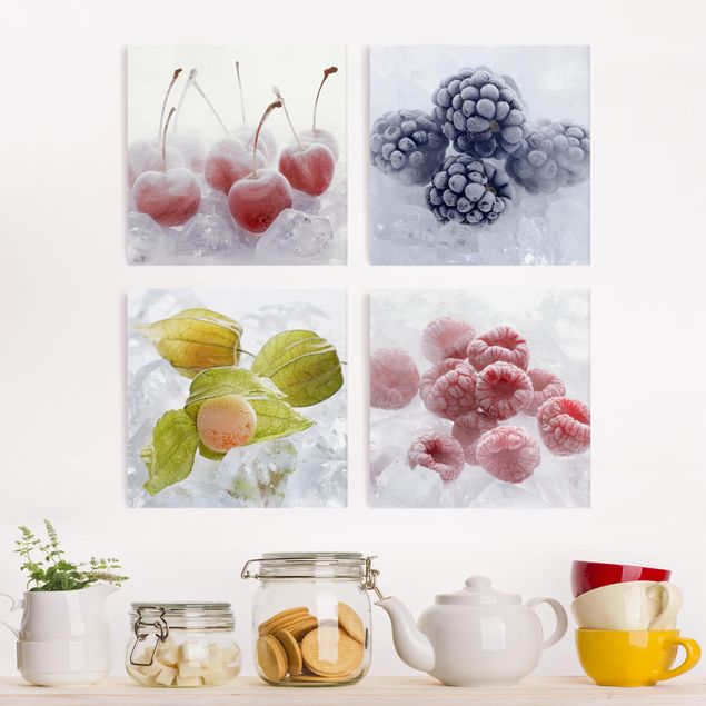 Wanddeko Küche Gefrorene Früchte