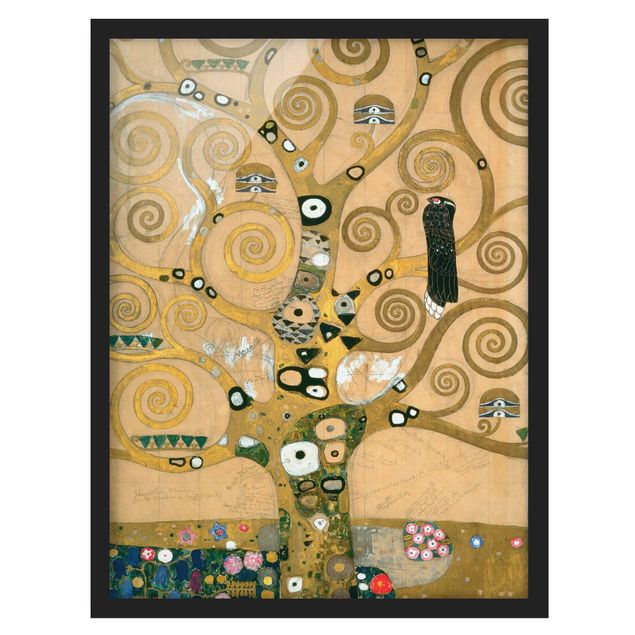 Wandbilder Bäume Gustav Klimt - Der Lebensbaum