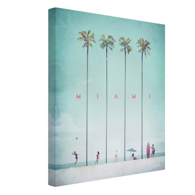 Wandbilder Strände Reiseposter - Miami