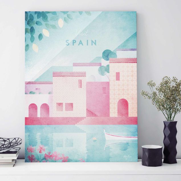Wanddeko Küche Reiseposter - Spanien