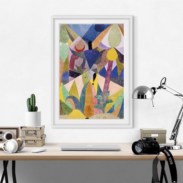Kunststile Paul Klee - Mildtropische Landschaft
