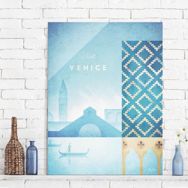 Wanddeko Küche Reiseposter - Venedig