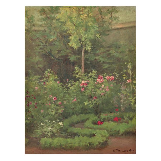 Romantik Bilder Camille Pissarro - Ein Rosengarten