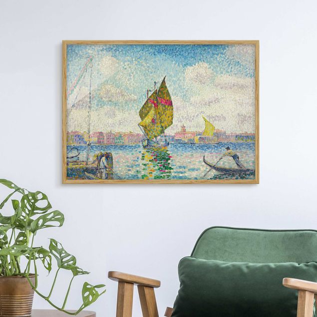 Kunststil Pointillismus Henri Edmond Cross - Segelboote auf dem Giudecca