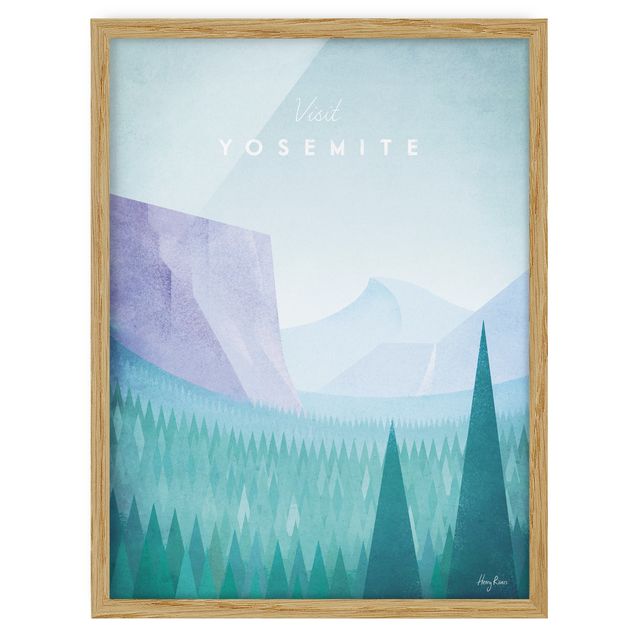Wandbilder Landschaften Reiseposter - Yosemite Park